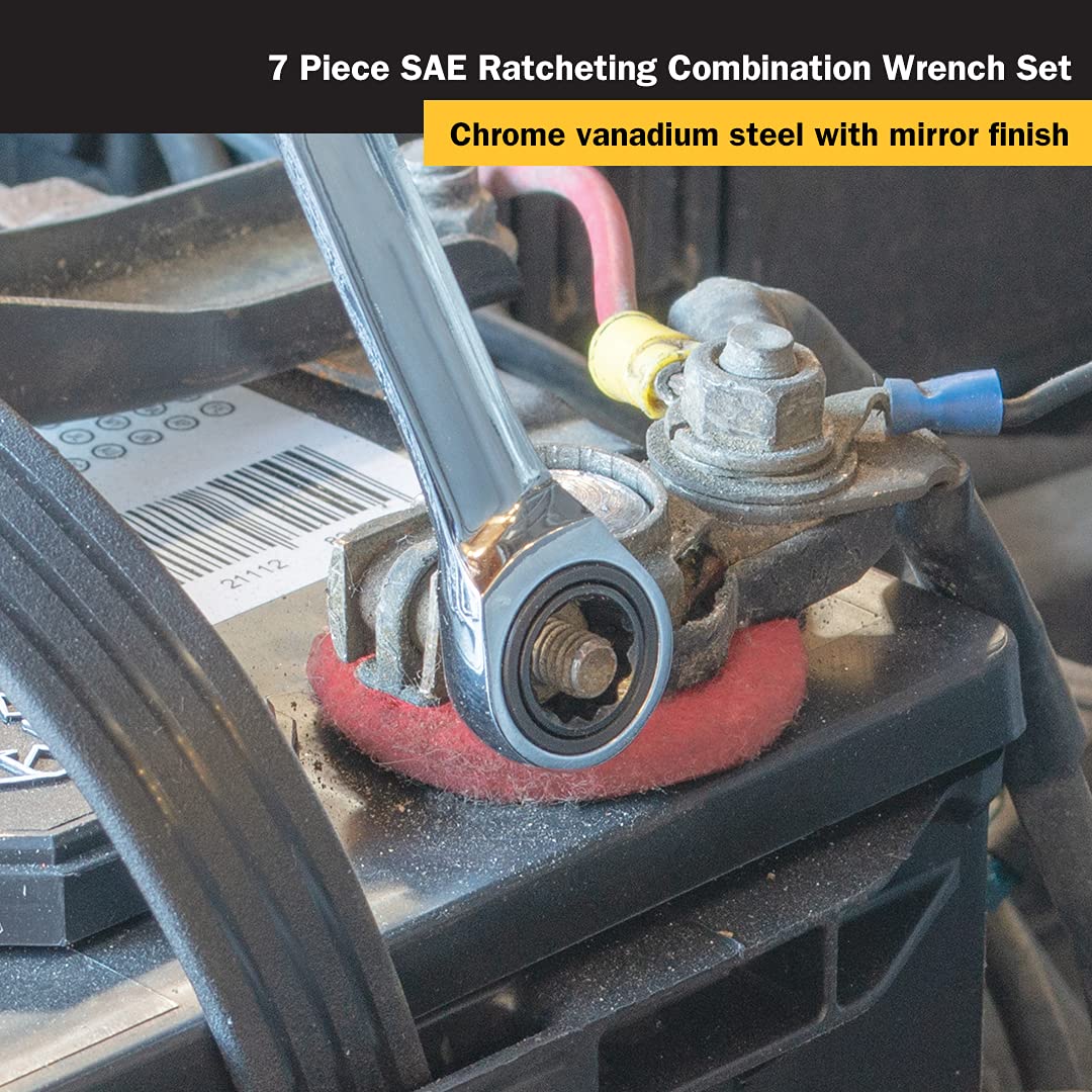 Amazon | Titan 17350 ラチェット式 SAE コンビネーションレンチ